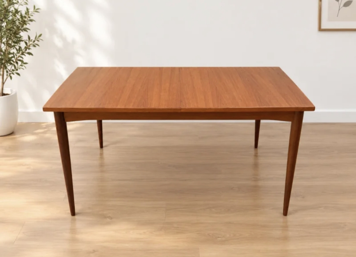 Mesa comedor extensible Mid Century Modern